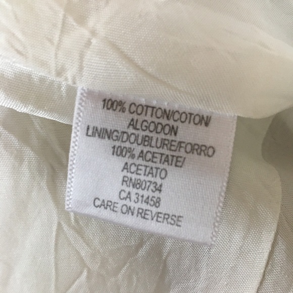 BCBGMAXAZRIA tan & white sequence skirt - Picture 8 of 8